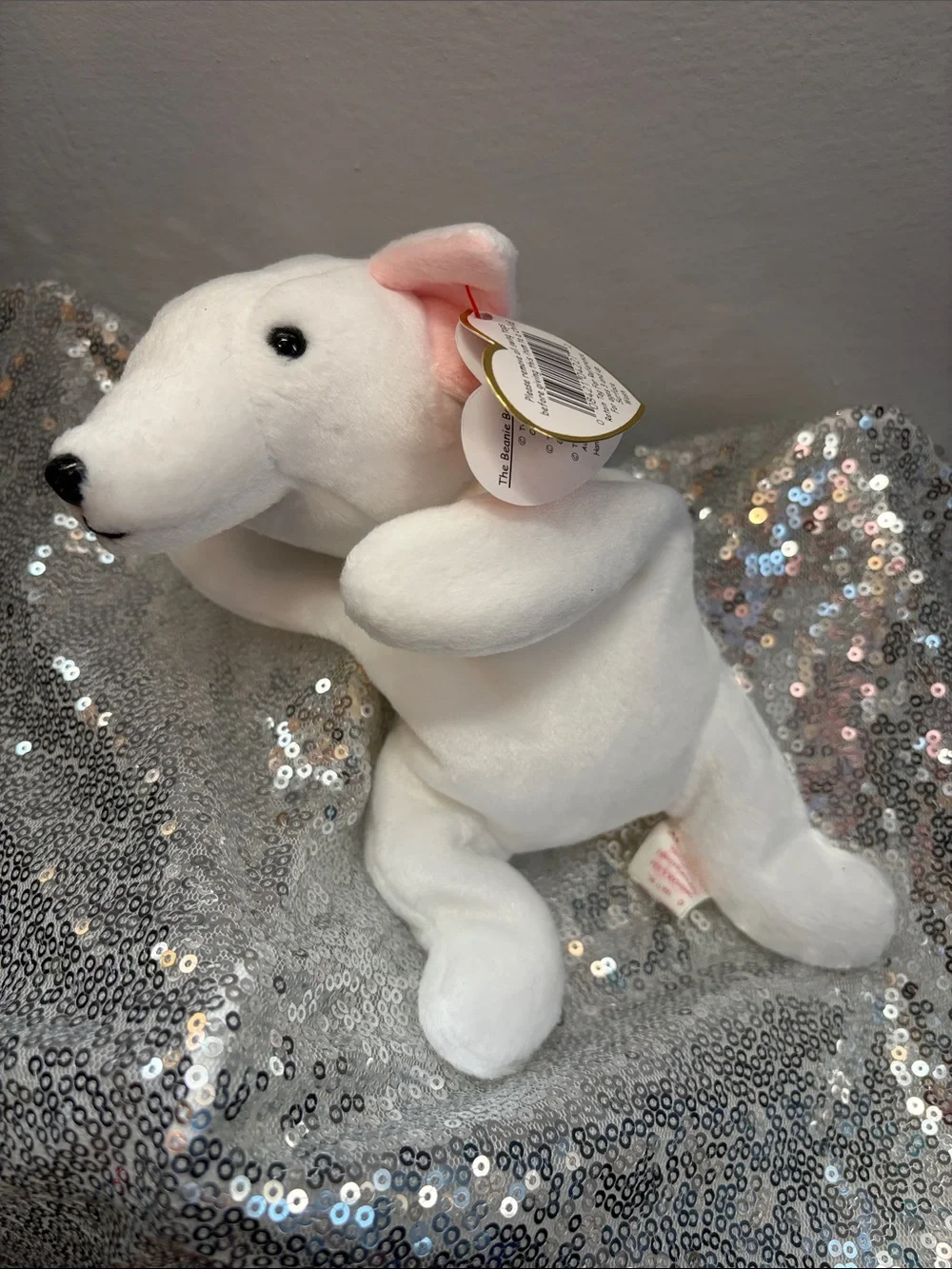 NWT Ty Butch the Bulldog Terrier Soft Beanie Baby